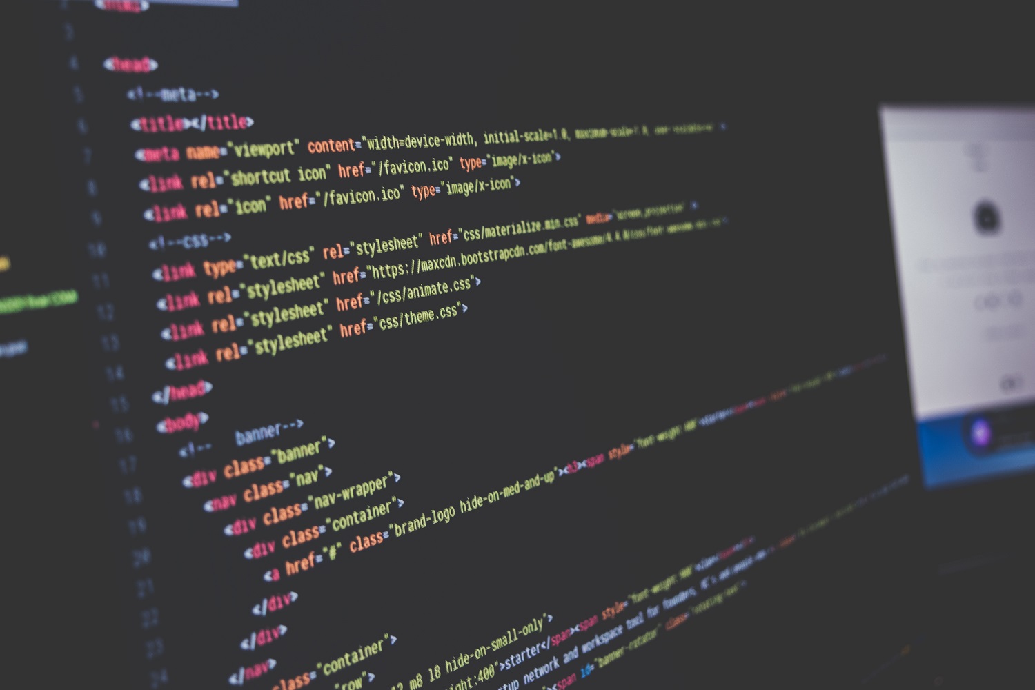 Le code HTML est le résultat de la concatenation de beaucoup de choses